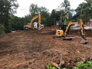 Site work for new townhouses Wayne NJ